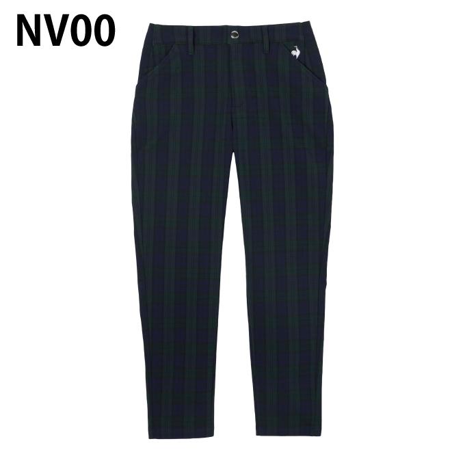 ルコックスポルティフ(le coq sportif) ゴルフウェア ロングパンツ レディース チェック柄9分丈パンツ LG5FLP53L 【2025年秋冬モデル】