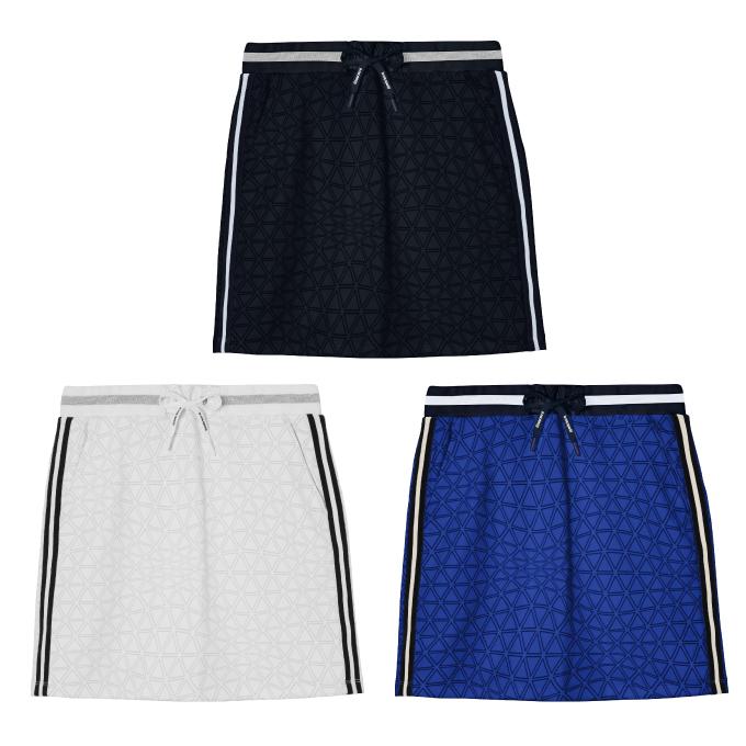 ルコックスポルティフ(le coq sportif) ゴルフウェア スカート レディース 総柄ジャージスカート LG5FSK01L 【2025年秋冬モデル】 le coq sportif（ルコックスポルティフ） ゴルフウェア スカート