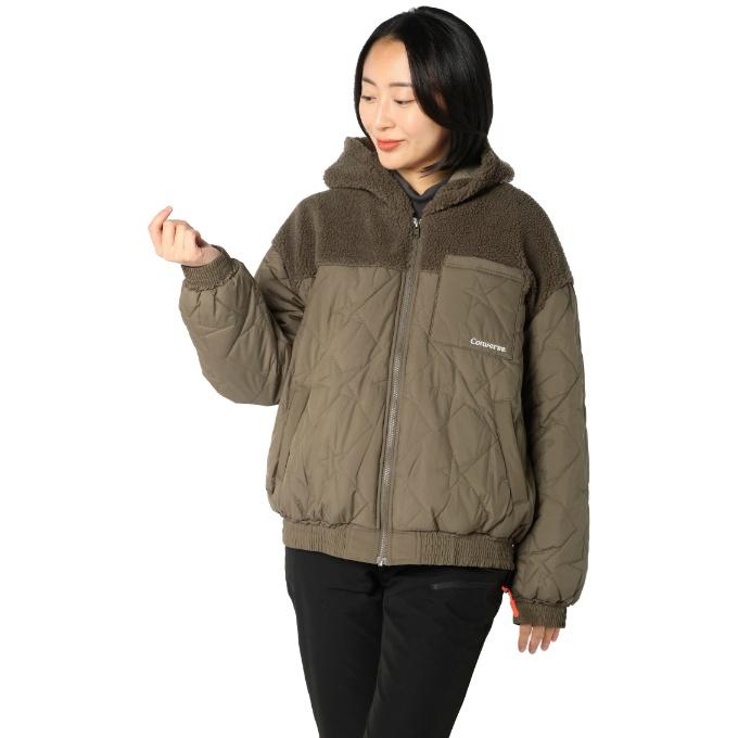 CONVERSE（コンバース） 中綿ジャケット レディース ハイブリッドボア