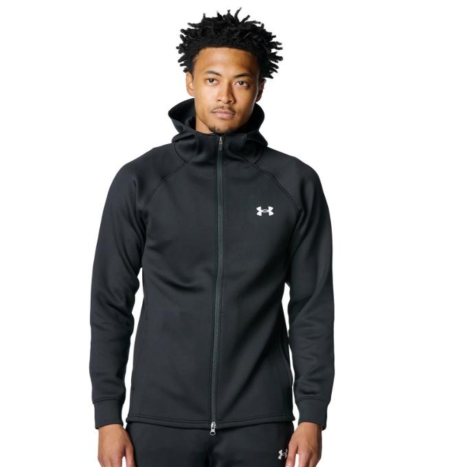 【メール便送料無料】アンダーアーマー(UNDER ARMOUR) スウェットパーカー メンズ UAロングショット アーマーニット ジャケット 6007868-001 sc UNDER ARMOUR（アンダーアーマー） スウェットパーカー メンズ UA