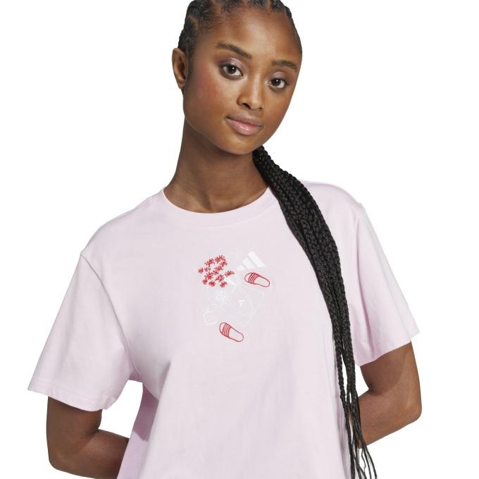 adidas（アディダス） Tシャツ 半袖 レディース ミニグラフィックT