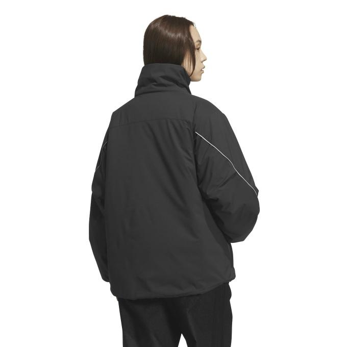 アディダス　ジャケット　Lサイズ　パデットジャケット　黒　防寒アウター adidas（アディダス） 中綿ジャケット レディース STADIUM C パデッド