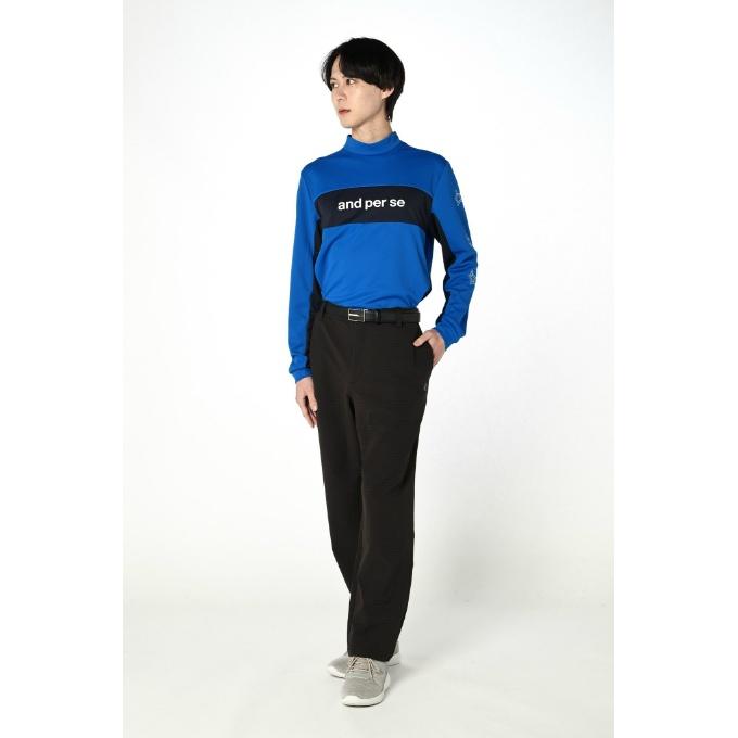 and per se（アンパスィ） ゴルフウェア 長袖シャツ メンズ ストレッチ