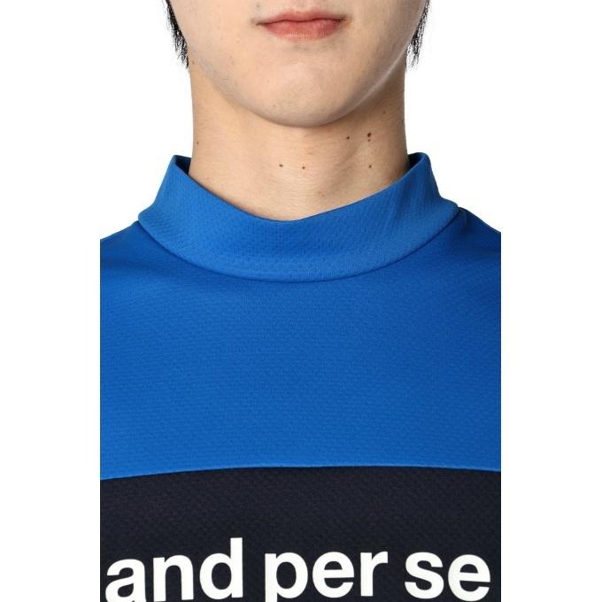 and per se（アンパスィ） ゴルフウェア 長袖シャツ メンズ ストレッチ