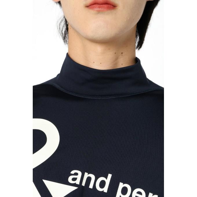 and per se（アンパスィ） ゴルフウェア 長袖シャツ メンズ マシュマロ