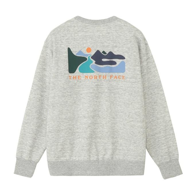 Riisa Naka グラフィックトレーナー ガールズプリントクルーネックスウェット(M ライラック