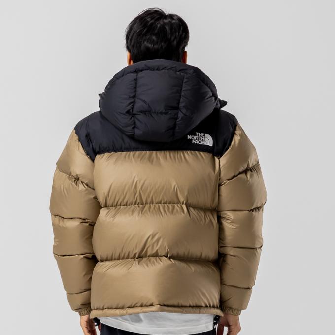 THE NORTH FACE♦ヌプシフーディー ダウンジャケット カーキ 黒XL THE NORTH FACE♢ヌプシフーディー ダウンジャケット カーキ 黒XL