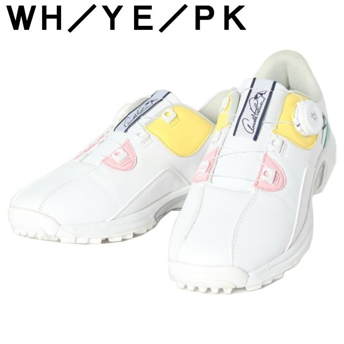 アーノルド・パーマー ゴルフシューズ　27センチ　ホワイト Arnold Palmer（アーノルドパーマー） ゴルフシューズ スパイクレス