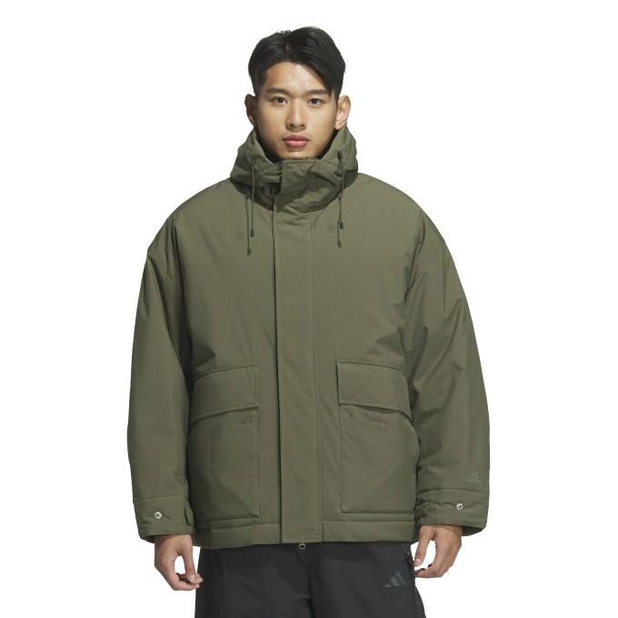 メンズウェア T042420006 COMBINATION HOODED JACKET M adidas（アディダス） 中綿ジャケット CE パデッドマウンテンパーカー