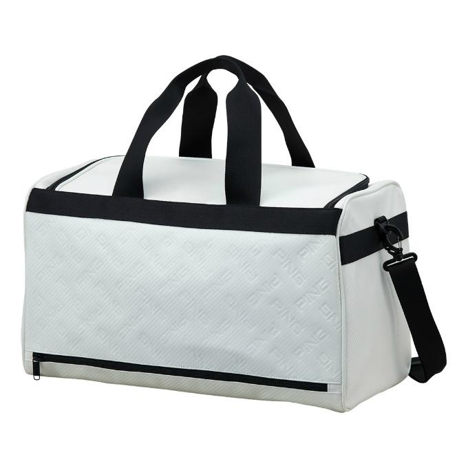 【新品＊最新モデル】PING　エンボスボストンバッグ　大容量　ロゴ　ブラック PING（ピン） エンボスボストンバッグ : GDOゴルフショップ Yahoo!店