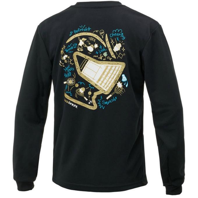 black knight ブラック ナイト Black バドミントンウェア T