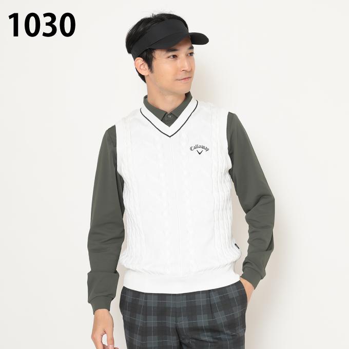 Callaway（キャロウェイ） ゴルフウェア ニットベスト メンズ Vネック