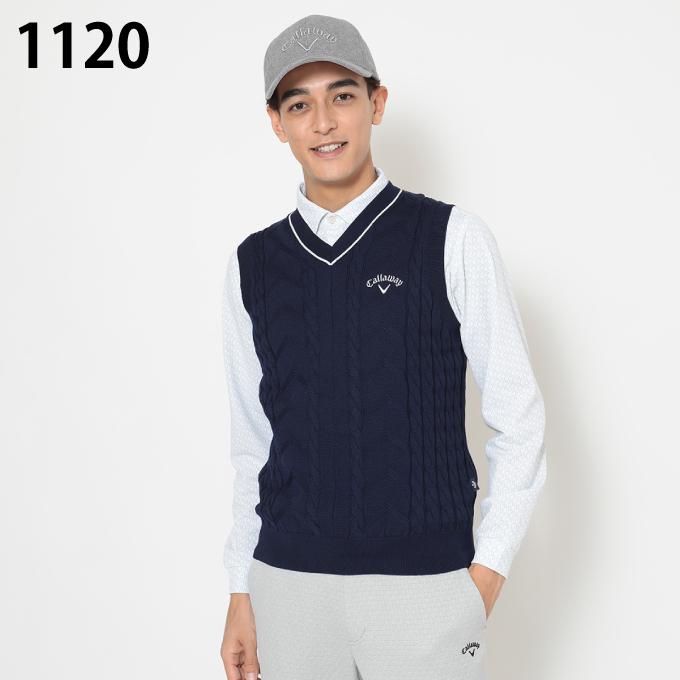 Callaway（キャロウェイ） ゴルフウェア ニットベスト メンズ Vネック