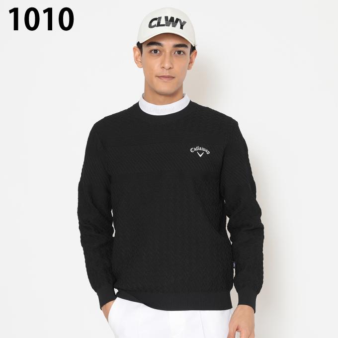 新品◆ キャロウェイ◆ メンズ用ゴルフセーター ◆ Callaway ◆Mサイズ Callaway（キャロウェイ） ゴルフウェア セーター メンズ ガーター編み