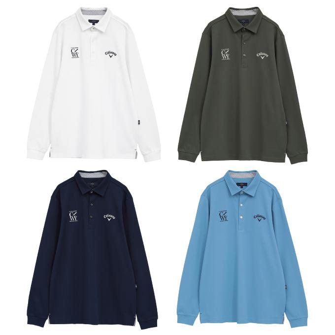 Callaway（キャロウェイ） ゴルフウェア ポロシャツ 長袖 メンズ