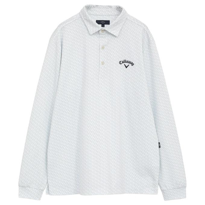 Callaway（キャロウェイ） ゴルフウェア ポロシャツ 長袖 メンズ ロゴ