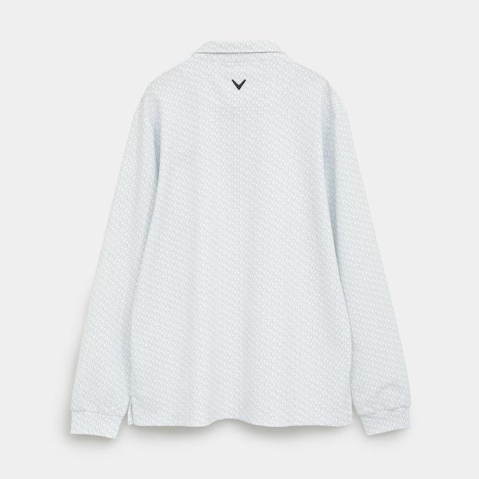 Callaway（キャロウェイ） ゴルフウェア ポロシャツ 長袖 メンズ ロゴ