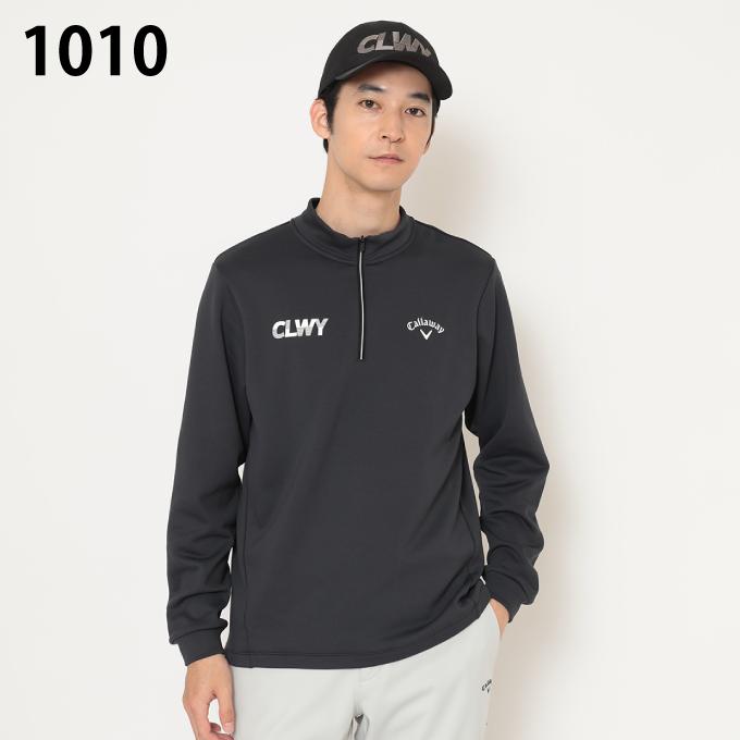 キャロウェイ(Callaway) ゴルフウェア 長袖シャツ メンズ 裏起毛ハーフジップモックネックシャツ C25233113 【国内正規品】【2025年秋冬モデル】の画像