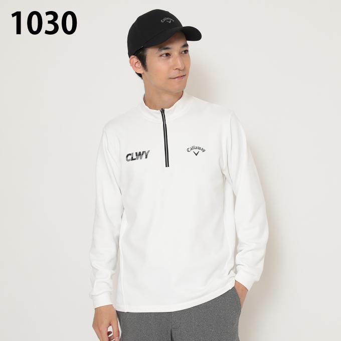 キャロウェイ(Callaway) ゴルフウェア 長袖シャツ メンズ 裏起毛ハーフジップモックネックシャツ C25233113 【国内正規品】【2025年秋冬モデル】の画像