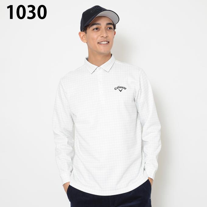 キャロウェイ ゴルフウェア 新品未使用 ポロシャツ 長袖 Callaway（キャロウェイ） ゴルフウェア ポロシャツ 長袖 メンズ 裏