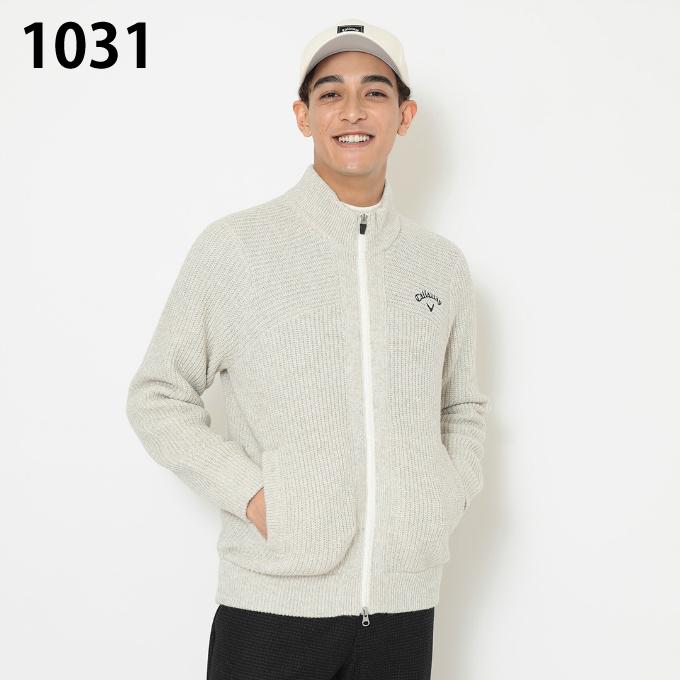 新品 キャロウェイ タートルニット ゴルフウェア ロゴ刺繍 発熱 ホワイト L Callaway（キャロウェイ） ゴルフウェア セーター 秋 冬 長袖