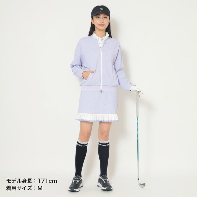 CALLAWAY 水色 スカート　フレアプリーツ　ゴルフウェア Callaway（キャロウェイ） ゴルフウェア スカート レディース フラワー