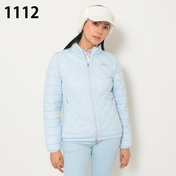 キャロウェイ(CALLAWAY)ゴルフウェア アウター スターストレッチ袖取り外し中綿ブルゾン C25215202-1100(… Callaway（キャロウェイ） ゴルフウェア ブルゾン レディース スター