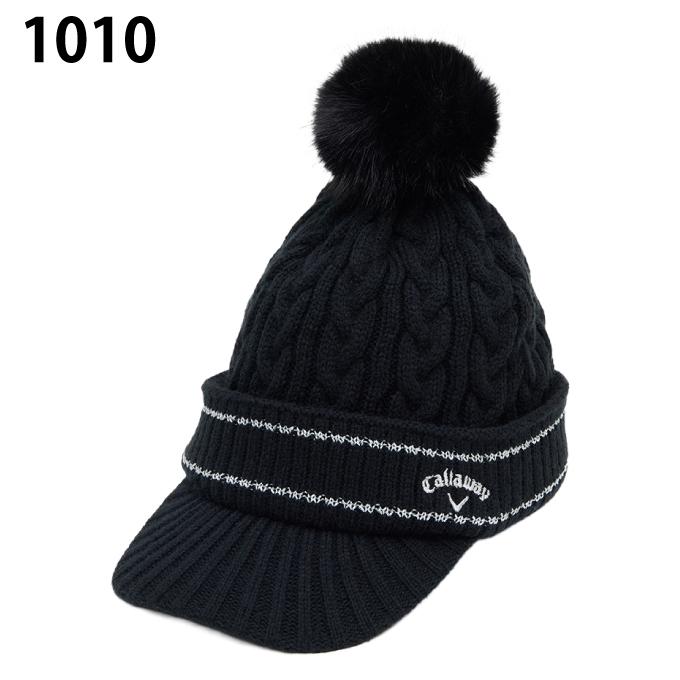 Callaway（キャロウェイ） ゴルフ ニット帽 レディース ツバ付き
