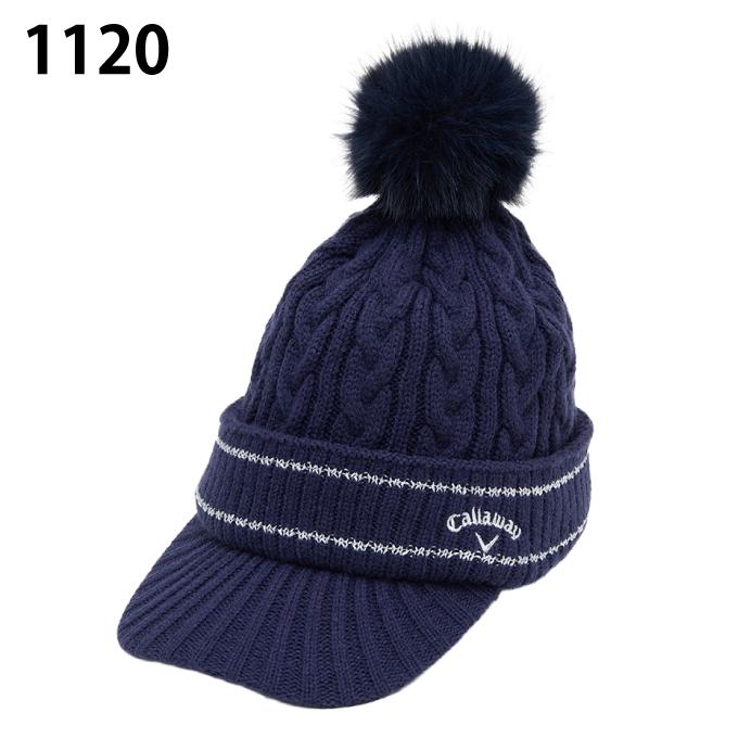 Callaway（キャロウェイ） ゴルフ ニット帽 レディース ツバ付き