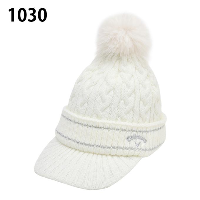 Callaway（キャロウェイ） ゴルフ ニット帽 レディース ツバ付き