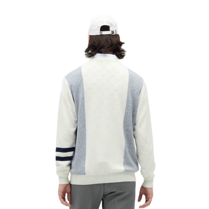 新品タグ付 マンシングウェア ニット ストレッチサーモα 軽量 ゴルフ L マンシング（MUNSING）（メンズ）ゴルフウェア ロゴインターシャクルー