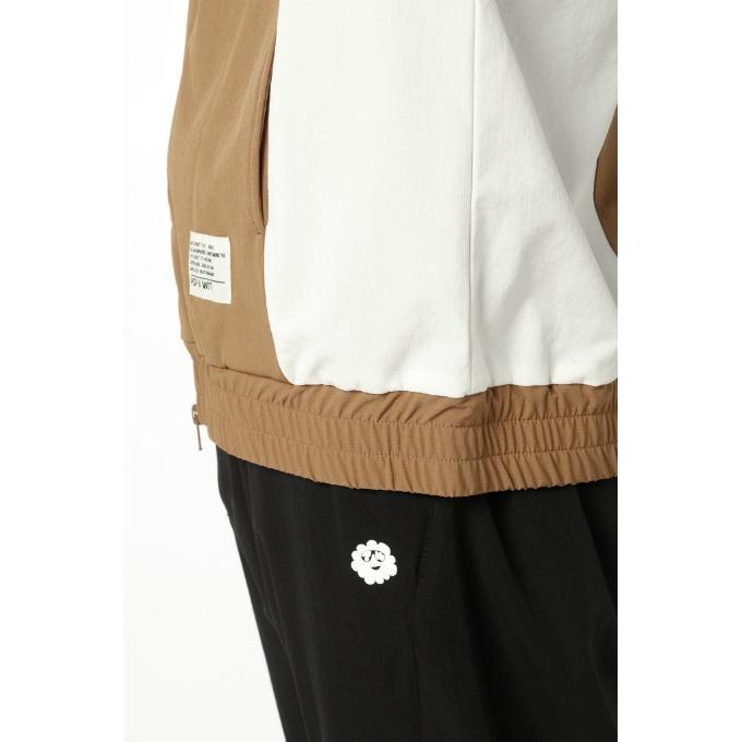 PW CIRCULUS】2025年撥水カラーブロッキン 長袖ブルゾンジャケットL ピーダブリュサーキュラス(PW CIRCULUS) ゴルフウェア ブルゾン メンズ