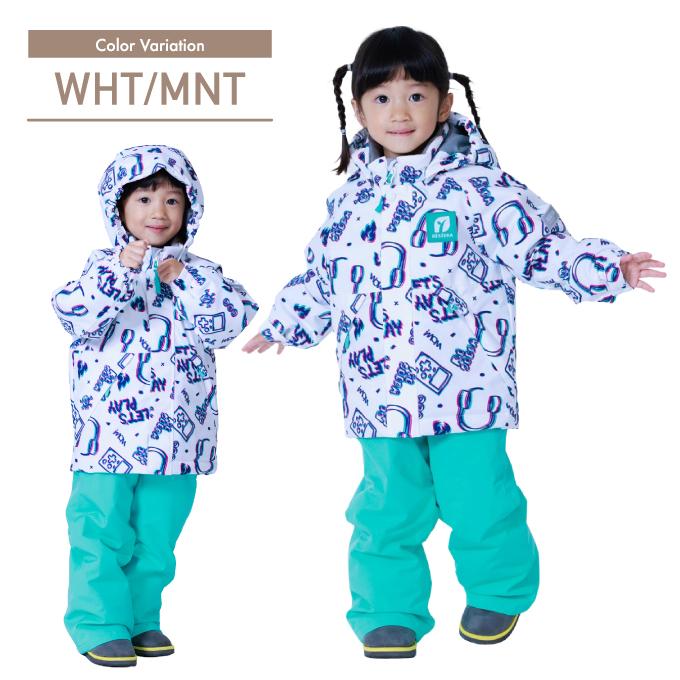 12E✨新品RESSEDA✨スキーウェア 上下セット キッズ90 RESEEDA（レセーダ） スキーウェア キッズ 幼児 ジュニア 上下セット