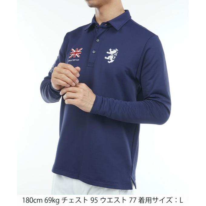 ADMRIAL Golf　長袖ポロシャツ　サイズLサイズ　新品未使用 Admiral（アドミラル） ゴルフウェア ポロシャツ 長袖 メンズ 速ポカ