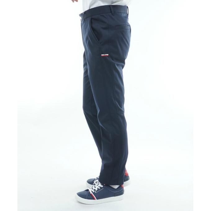 トミーヒルフィガー ゴルフ パンツ メンズ テーパードパンツ ロングパンツ 裏フリース 撥水 防風 ストレッチ ゴルフウェア ブランド 無地 春 秋 冬 THMA584 TOMMY HILFIGER GOLF（トミー ヒルフィガー ゴルフ） ゴルフウェア