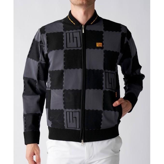 ラウンドマウス☆ブルゾン LOUDMOUTH ラウドマウス ゴルフウェア ブルゾン メンズ ニット