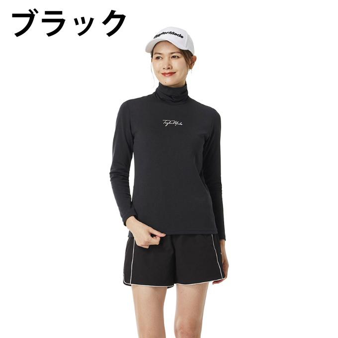 TAYLOR ブラック レディース ゴルフウェア TaylorMade テーラーメイド(TaylorMade) ゴルフウェア 長袖