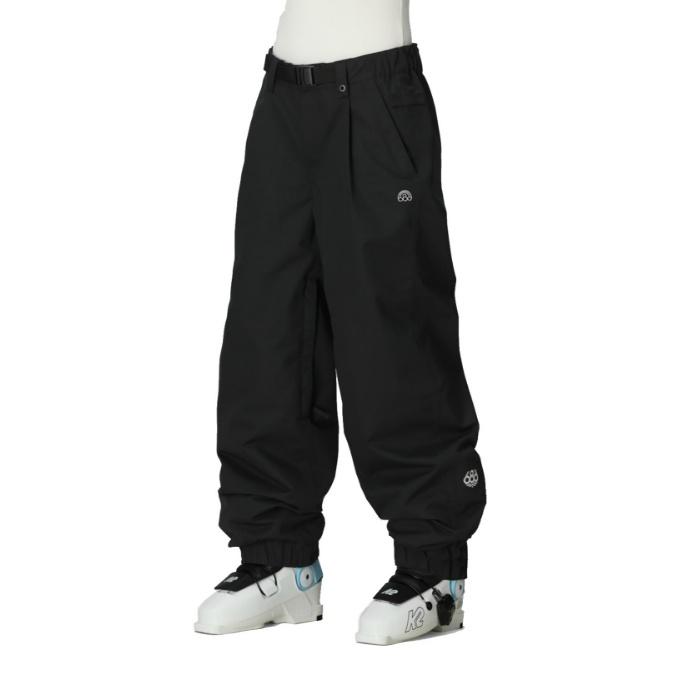 686 レディース スキー スノーボードパンツ ウェアー M 黒 686（シックスエイトシックス） スノーボードウェア パンツ レディース