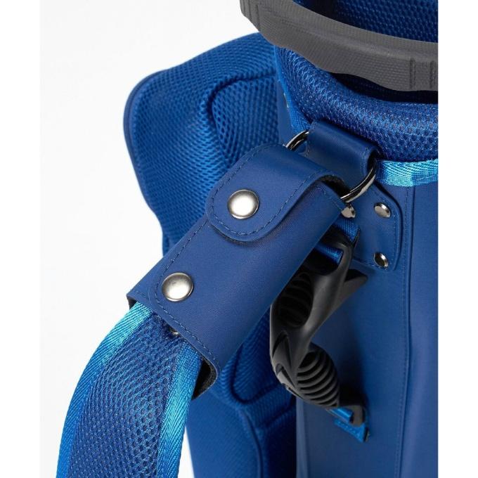 ヨッシ様 ピーダブリュサーキュラス キャディバッグ ゴルフバッグ 青