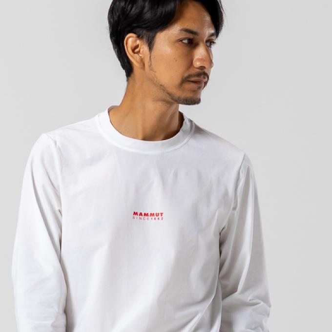 MAMMUT（マムート） Tシャツ 長袖 メンズ QD ロゴ プリント ロング
