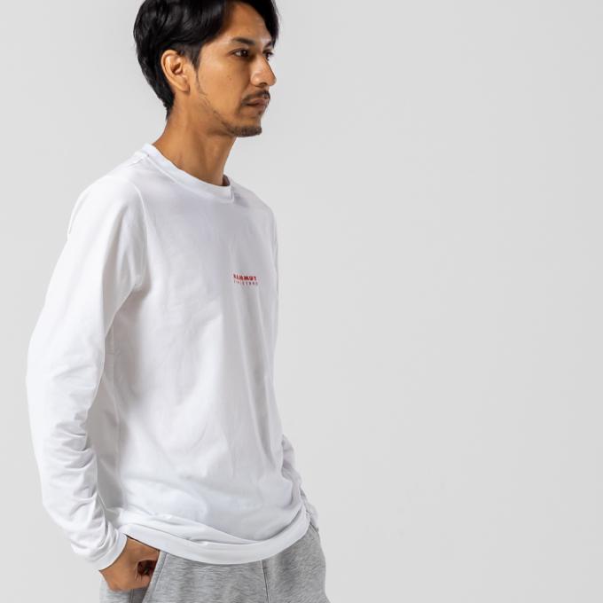 MAMMUT（マムート） Tシャツ 長袖 メンズ QD ロゴ プリント ロング