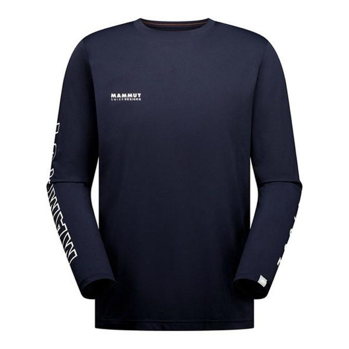 MAMMUT（マムート） Tシャツ 長袖 メンズ QD ロゴ プリント ロング