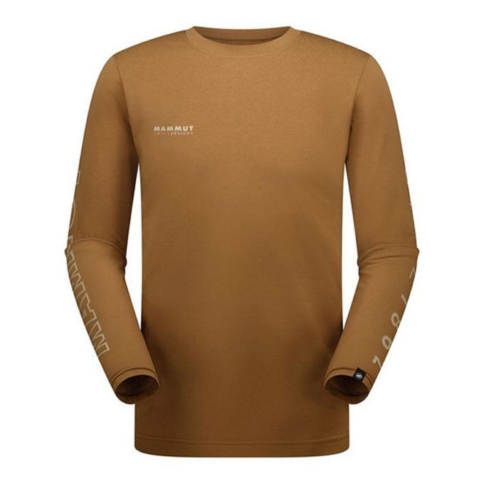 MAMMUT（マムート） Tシャツ 長袖 メンズ QD ロゴ プリント ロング