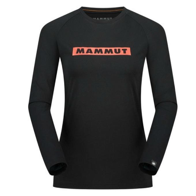 MAMMUT マムート QD Logo Print Longsleeve T-shirts AF レディース アウトドア 長袖Tシャツ 101601040-00778 （サイズはユーロ表記） MAMMUT（マムート） Tシャツ 長袖 レディース QD ロゴ プリント ロング