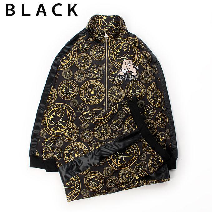 【上下セット】Libeliceベロア金刺繍 上XL下 L Karl Kani（カールカナイ） 大きいサイズ メンズ ベロア 上下