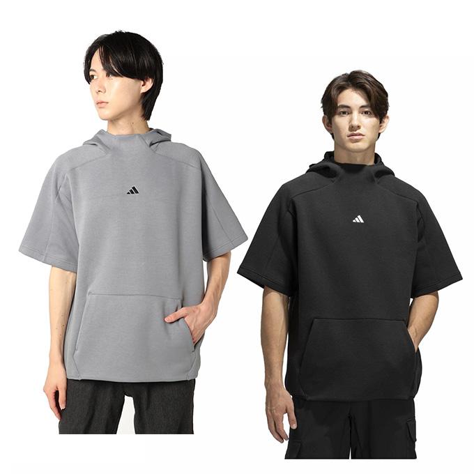 adidas（アディダス） ゴルフウェア スウェット メンズ PO半袖HD OFG57