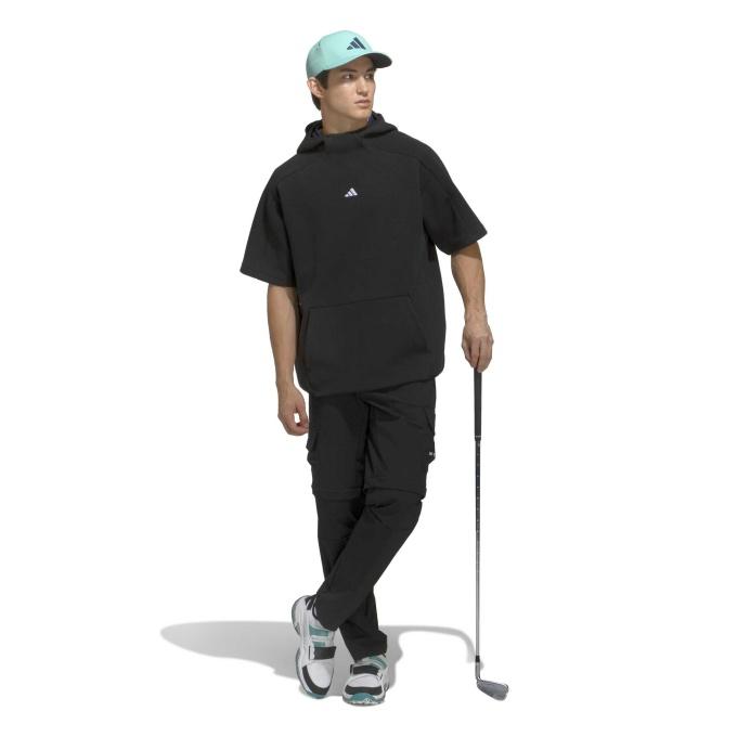adidas（アディダス） ゴルフウェア スウェット メンズ PO半袖HD OFG57