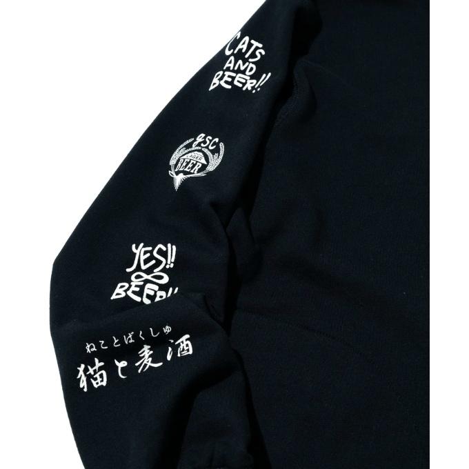 ゴースローキャラバン(Go Slow Caravan) スウェット トレーナー メンズ 空紡糸裏毛 猫と麦酒 ヘムスピンドルクルースウェット 352608 go slow caravan（ゴースローキャラバン） スウェット トレーナー