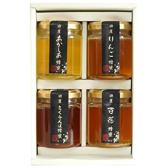 金市商店 食品 蜂蜜110g×4個ギフトセット TO0092 【ご自宅配送限定