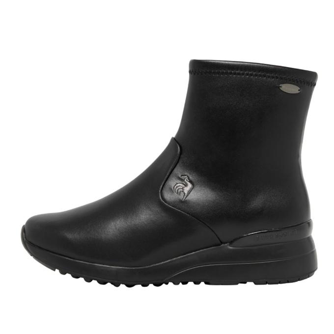 ルコックスポルティフ レディース LCS アンジェ II ショートブーツ ウィンターブーツ カジュアルシューズ 防水 ブラック 黒 送料無料 le coq sportif LU5FBT84LZ le coq sportif（ルコックスポルティフ） スノーブーツ レディース LCS